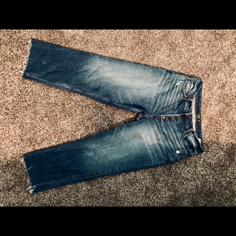 Abercrombie High Rise Ankle Denim
